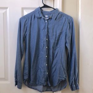 Long Sleeve Loft Denim Button Up, Softened